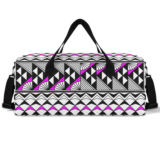 Sun and Rain in Pink Duffle Bag