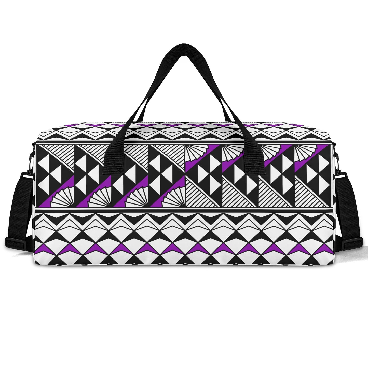 Sun and Rain in Purple Duffle Bag
