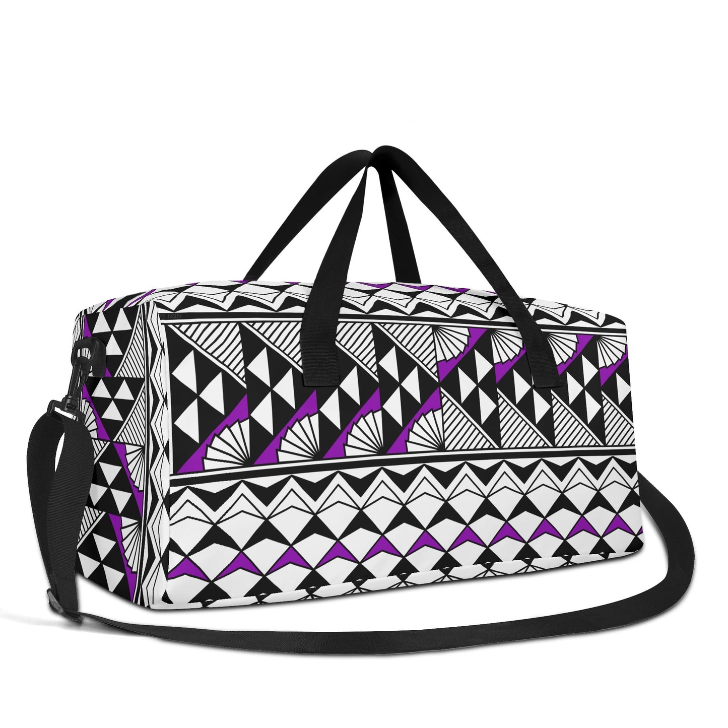 Sun and Rain in Purple Duffle Bag