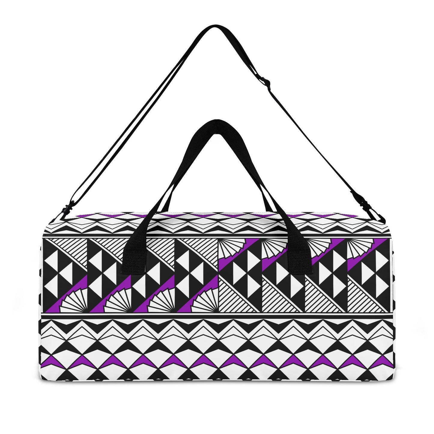 Sun and Rain in Purple Duffle Bag