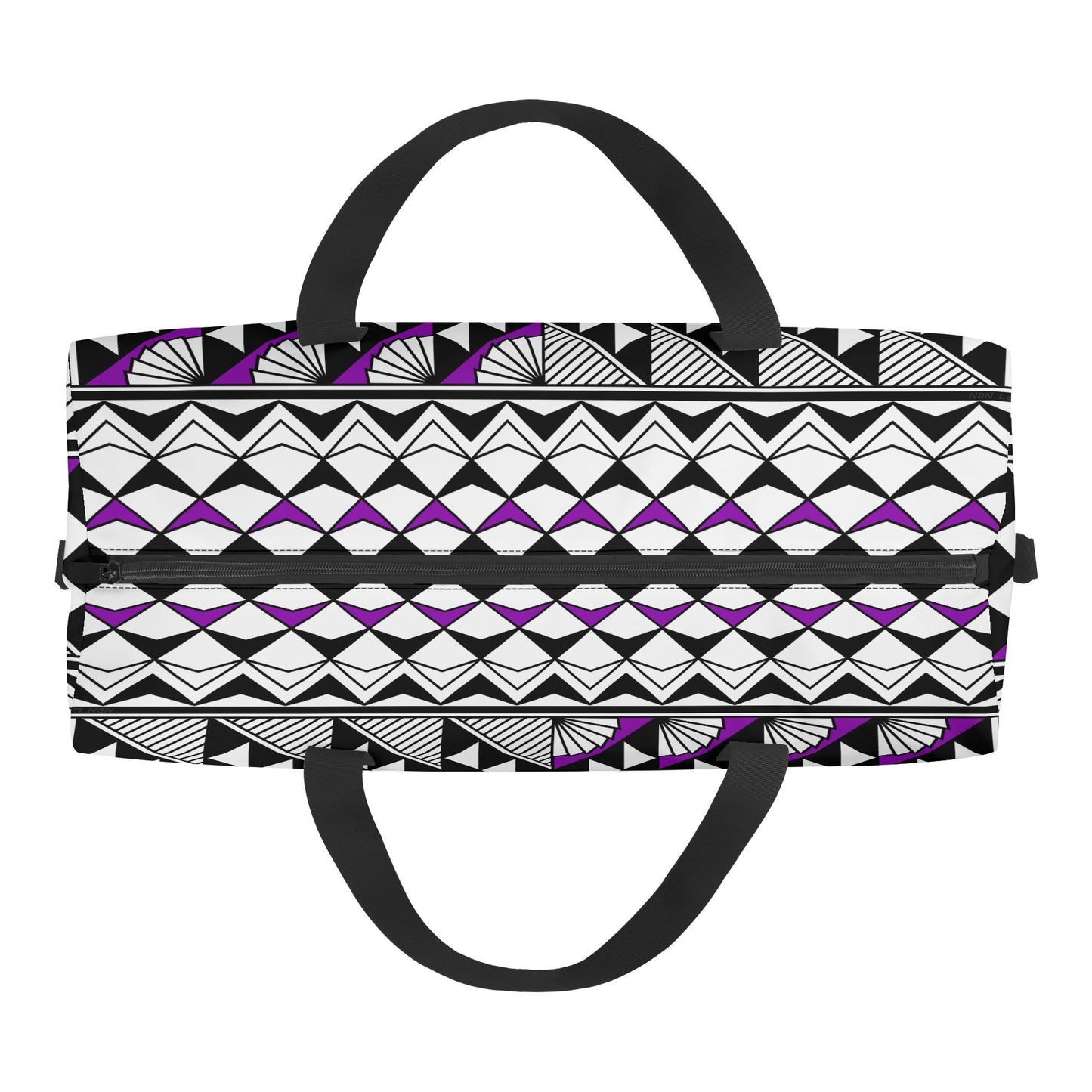 Sun and Rain in Purple Duffle Bag