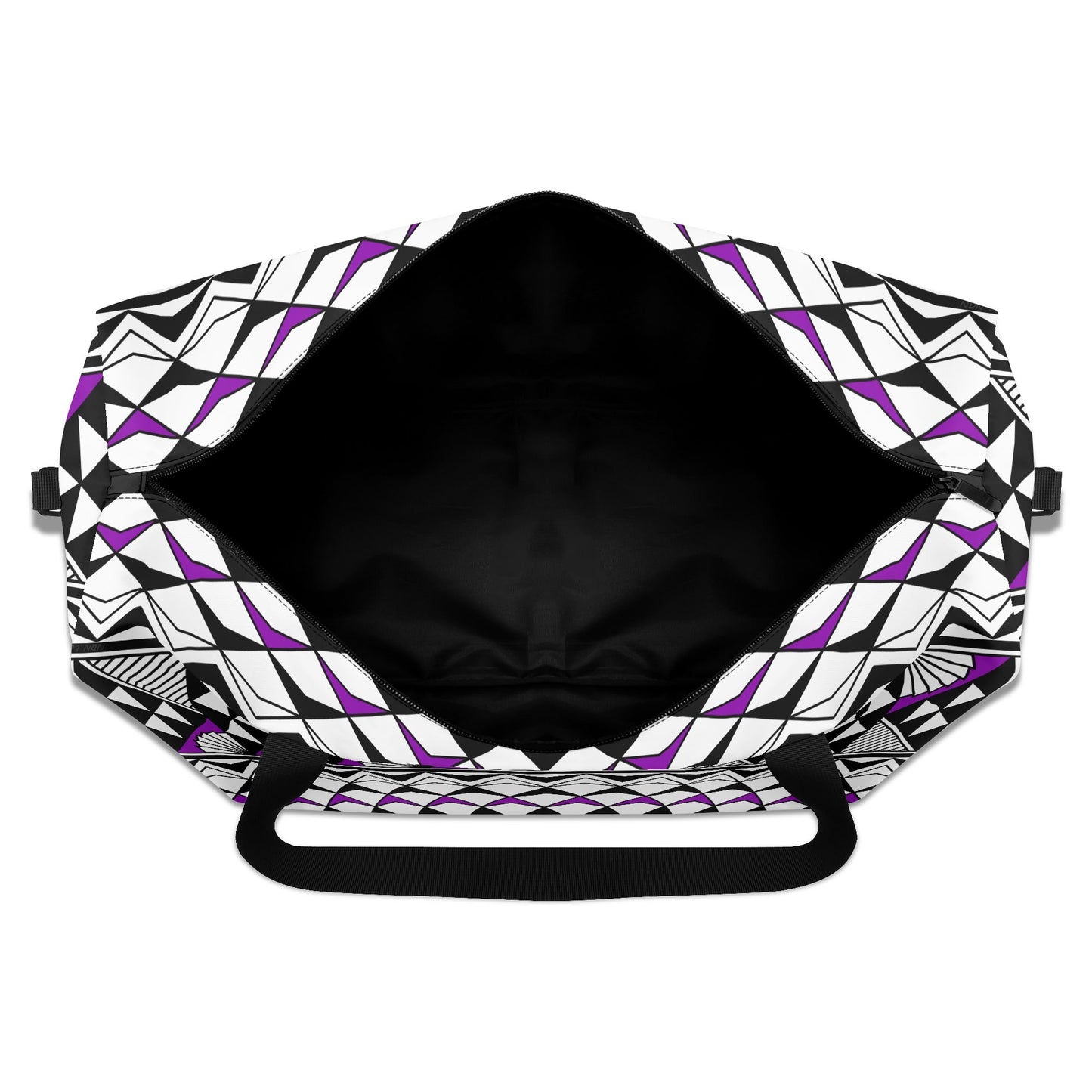 Sun and Rain in Purple Duffle Bag