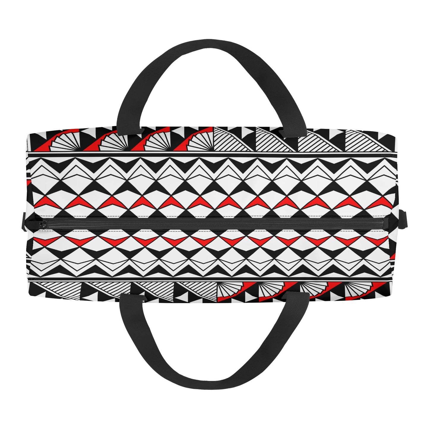 Sun and Rain in Red Duffle Bag
