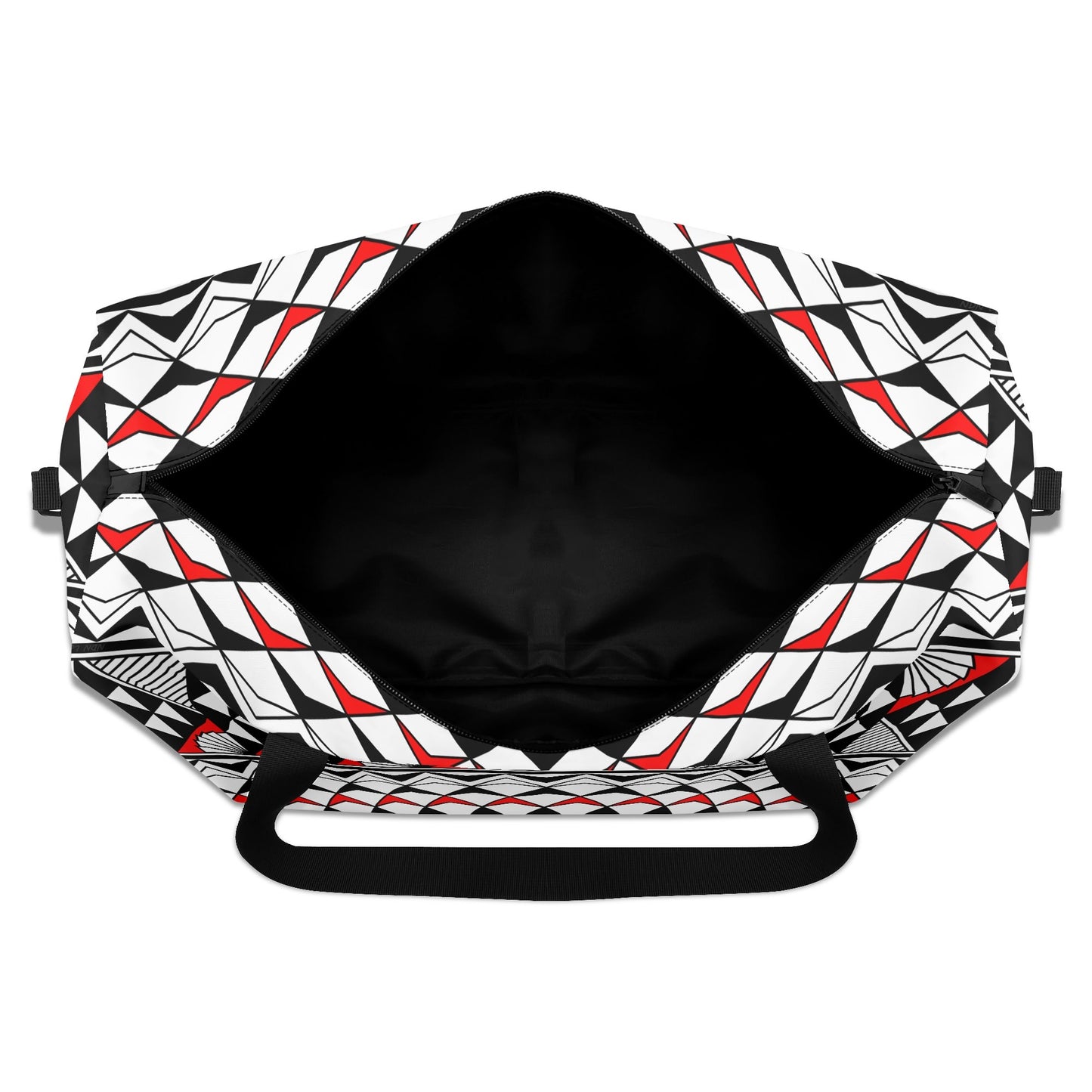 Sun and Rain in Red Duffle Bag