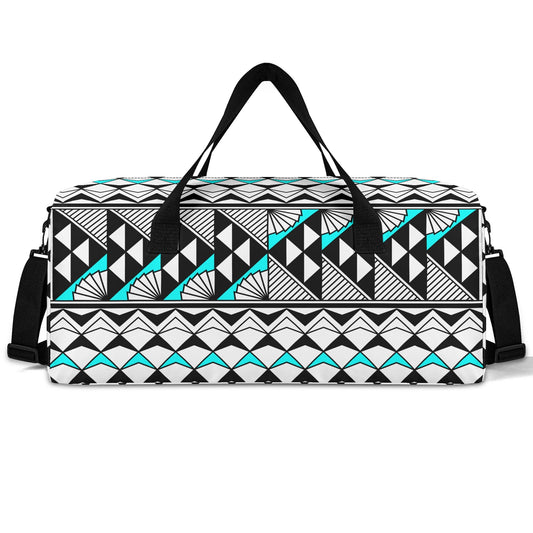 Sun and Rain in Turquoise Duffle Bag