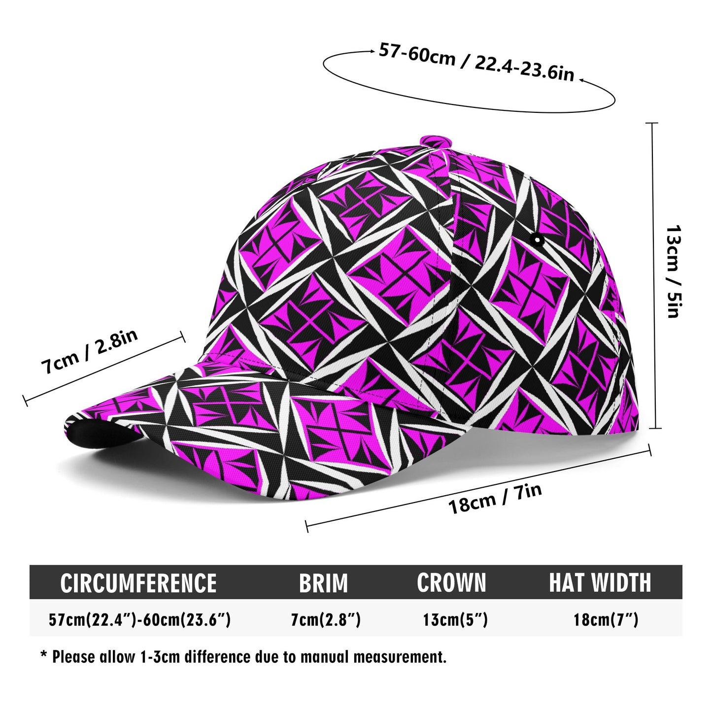 Sacred Winds in Pink Baseball Cap