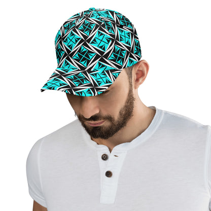 Sacred Winds in Turquoise Baseball Cap