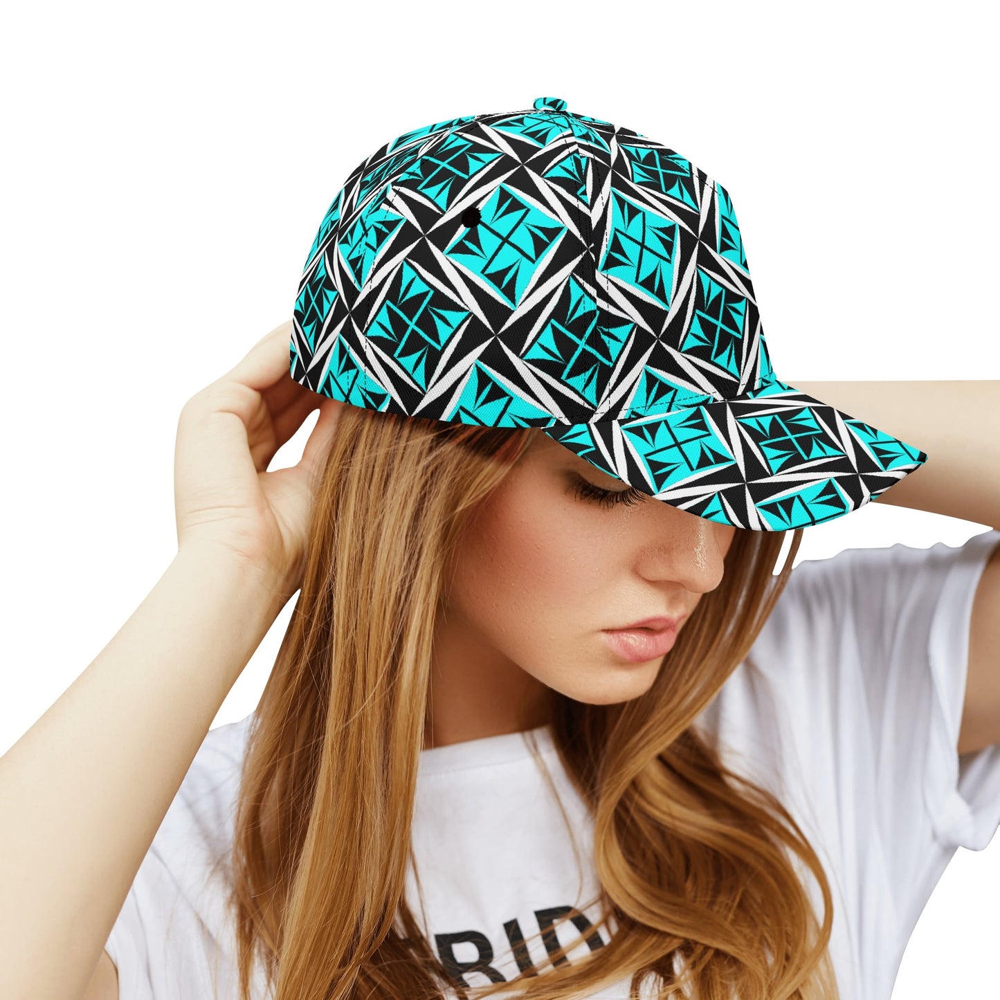 Sacred Winds in Turquoise Baseball Cap