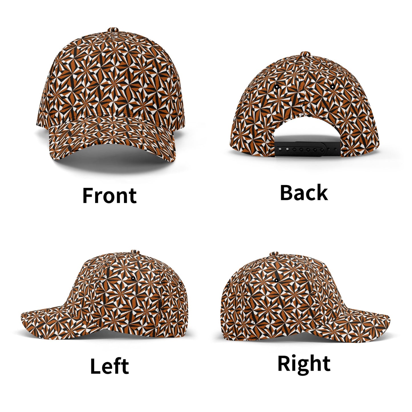 Desert Flower in Rust Baseball Cap