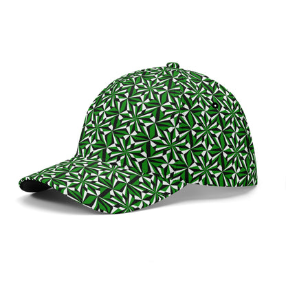 Desert Flower in Green Baseball Cap