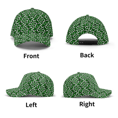 Desert Flower in Green Baseball Cap