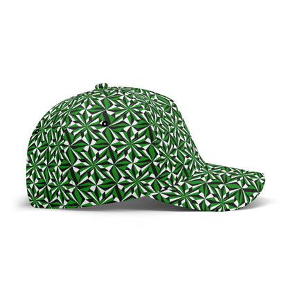 Desert Flower in Green Baseball Cap