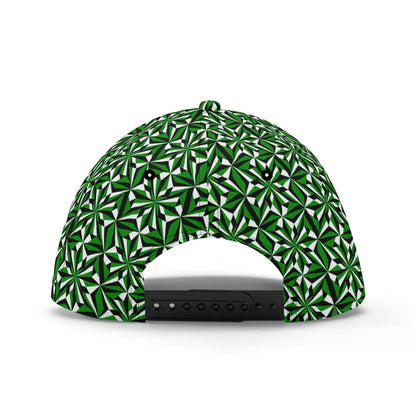Desert Flower in Green Baseball Cap