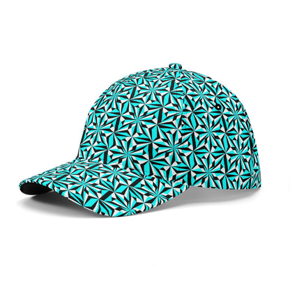 Desert Flower in Turquoise Baseball Cap