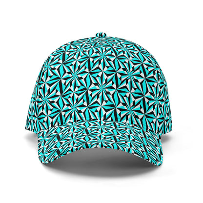 Desert Flower in Turquoise Baseball Cap