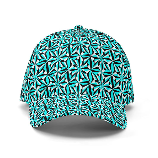 Desert Flower in Turquoise Baseball Cap