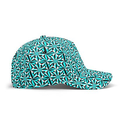 Desert Flower in Turquoise Baseball Cap