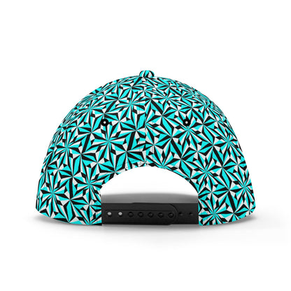 Desert Flower in Turquoise Baseball Cap
