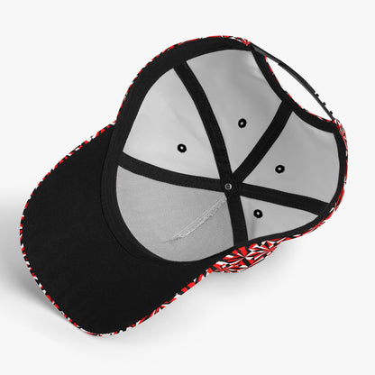 Desert Flower in Red Baseball Cap