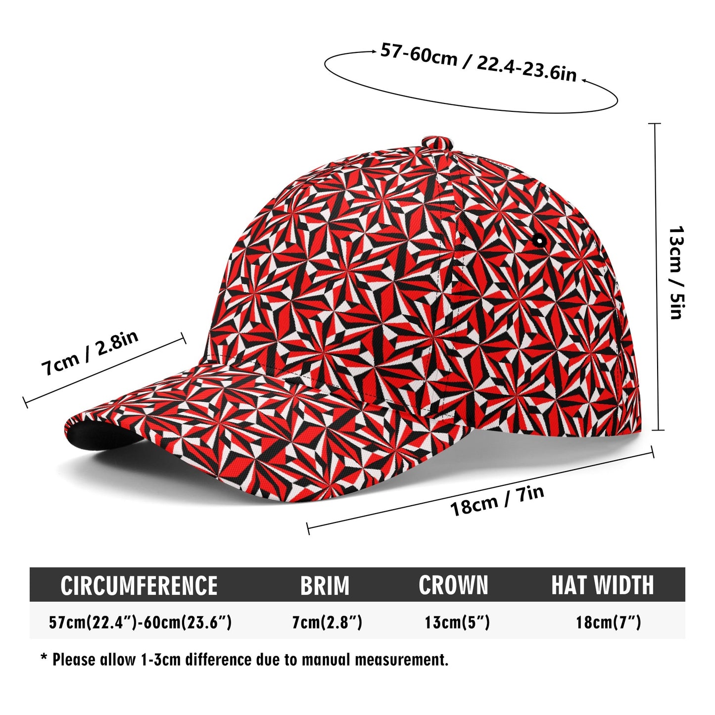 Desert Flower in Red Baseball Cap