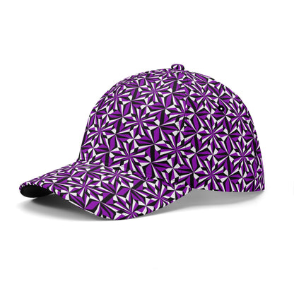 Desert Flower in Purple Baseball Cap