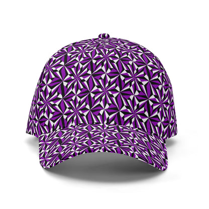 Desert Flower in Purple Baseball Cap