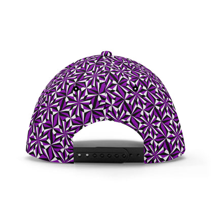 Desert Flower in Purple Baseball Cap