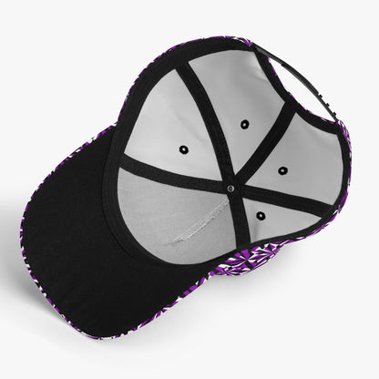 Desert Flower in Purple Baseball Cap