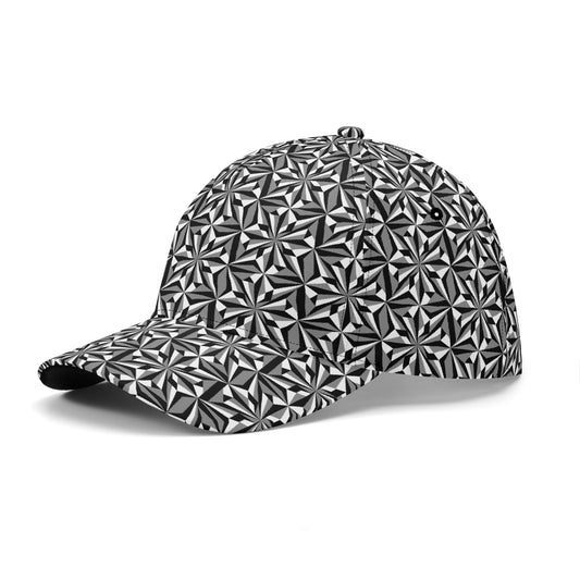 Desert Flower in Gray Baseball Cap