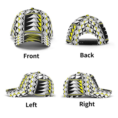 Blessed Feathers in Yellow Baseball Cap