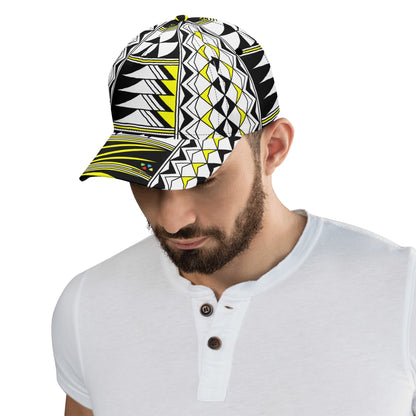 Blessed Feathers in Yellow Baseball Cap