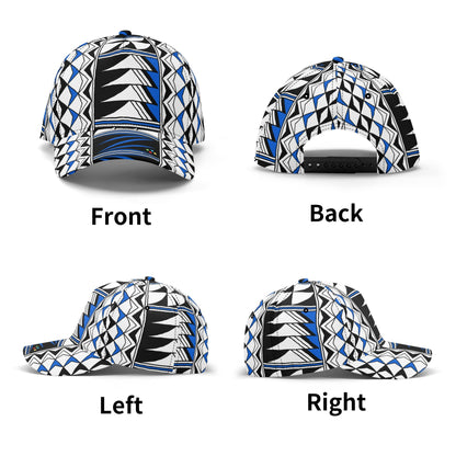 Blessed Feathers in Blue Baseball Cap