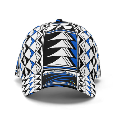 Blessed Feathers in Blue Baseball Cap