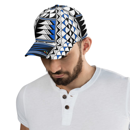 Blessed Feathers in Blue Baseball Cap