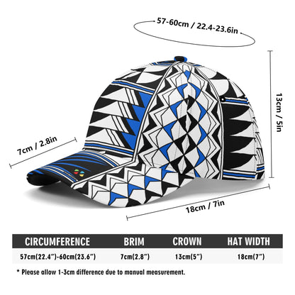 Blessed Feathers in Blue Baseball Cap