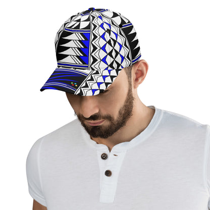 Blessed Feathers in Cobalt Baseball Cap