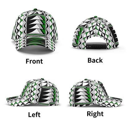 Blessed Feathers in Green Baseball Cap