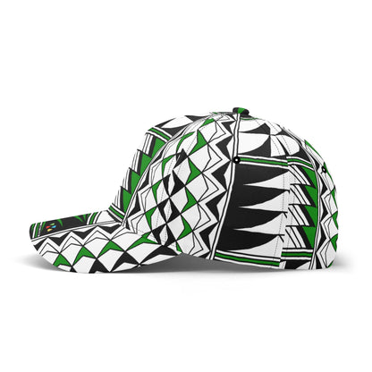 Blessed Feathers in Green Baseball Cap