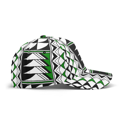 Blessed Feathers in Green Baseball Cap