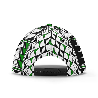 Blessed Feathers in Green Baseball Cap