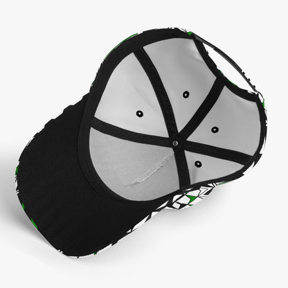 Blessed Feathers in Green Baseball Cap