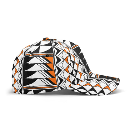 Blessed Feathers in Orange Baseball Cap