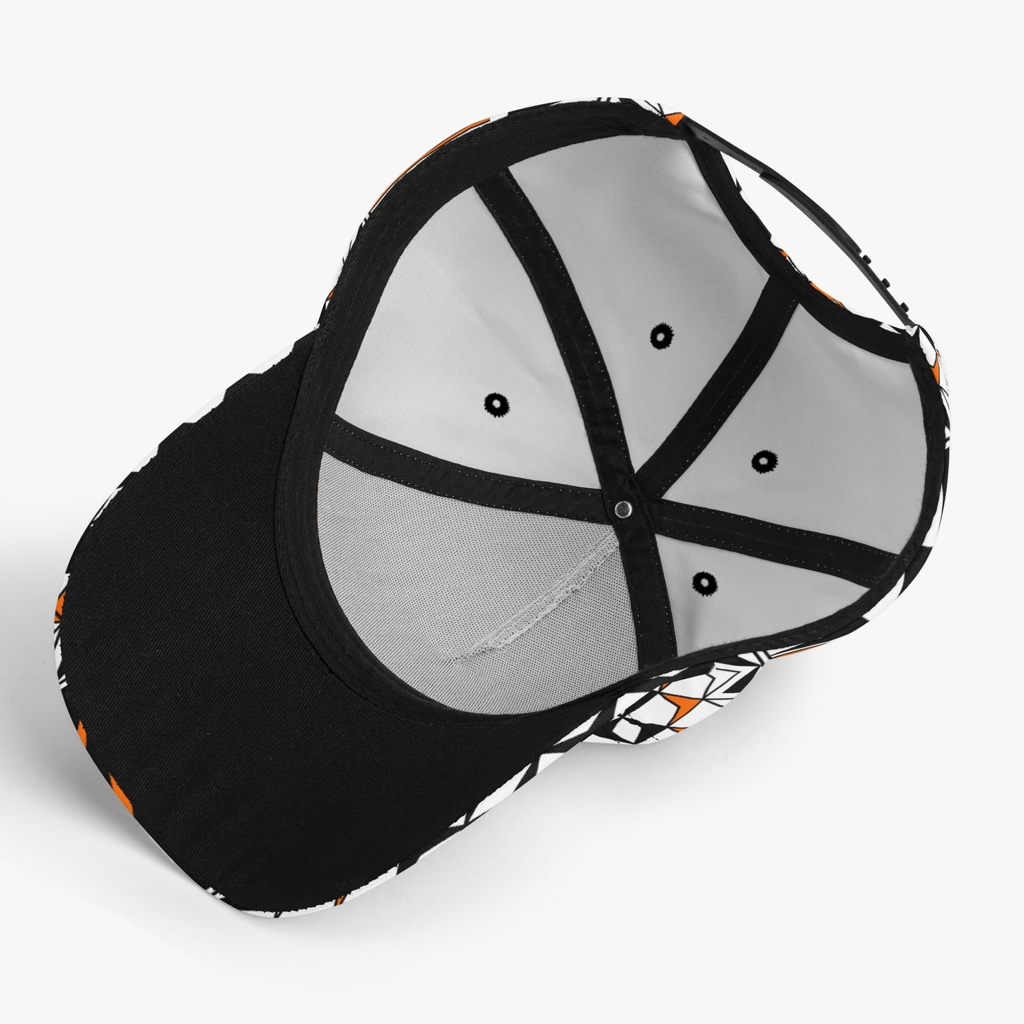Blessed Feathers in Orange Baseball Cap