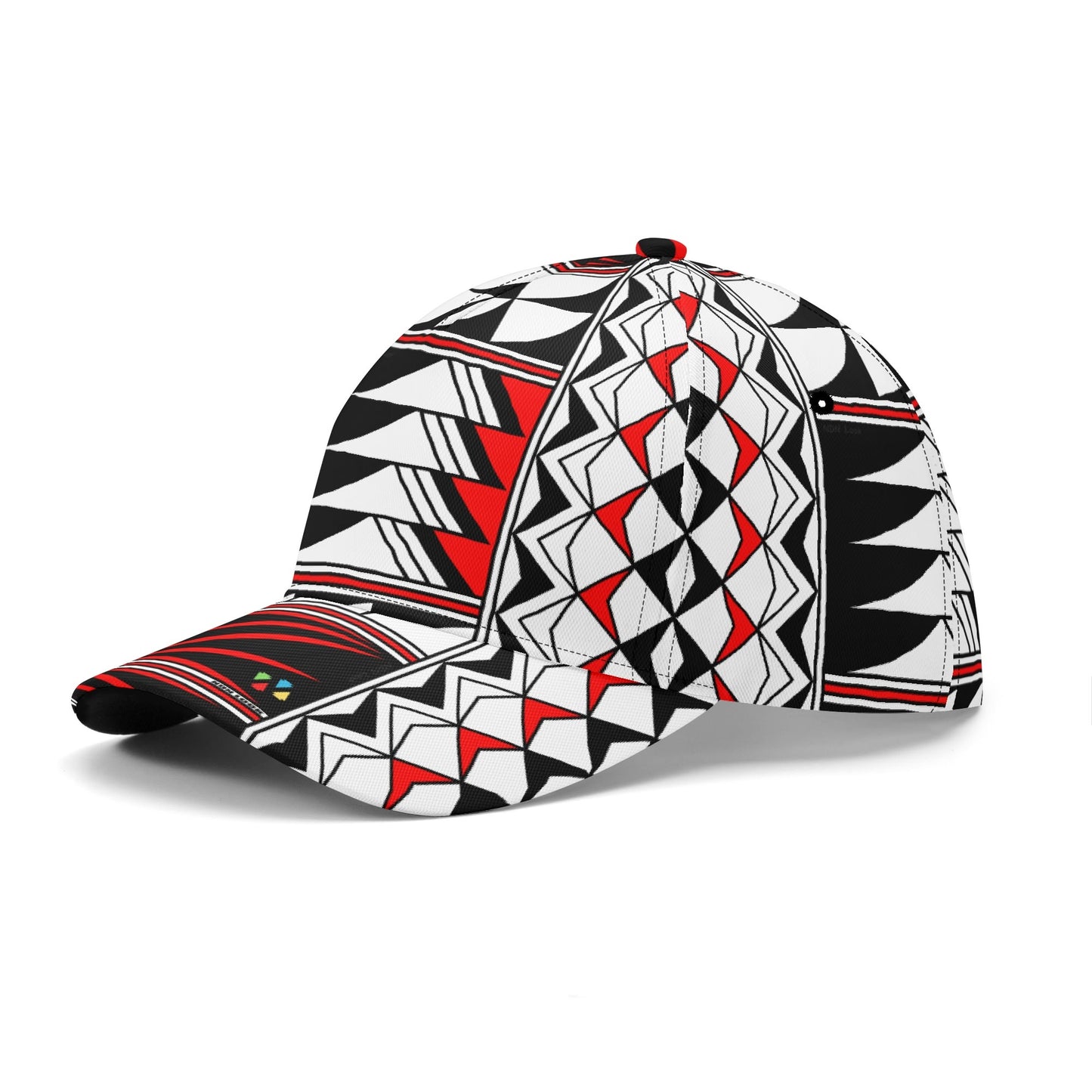Blessed Feathers in Red Baseball Cap