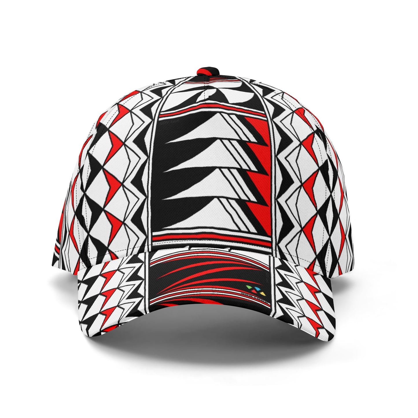 Blessed Feathers in Red Baseball Cap