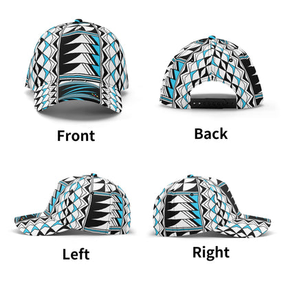 Blessed Feathers in Turquoise Baseball Cap