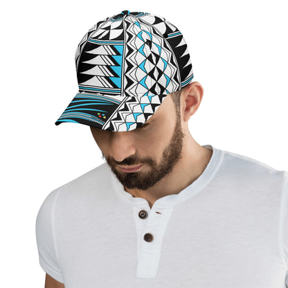 Blessed Feathers in Turquoise Baseball Cap
