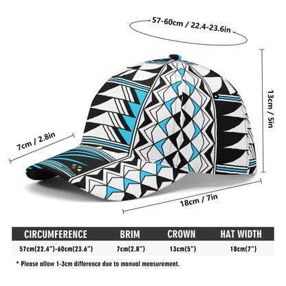 Blessed Feathers in Turquoise Baseball Cap