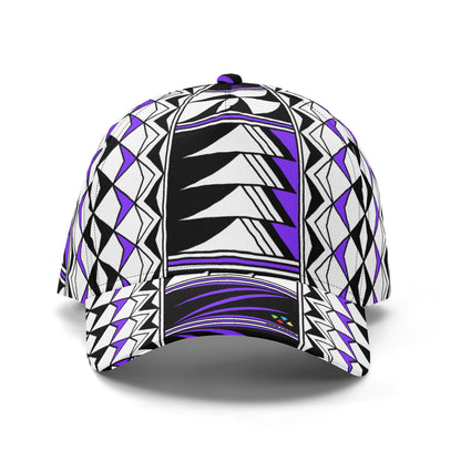 Blessed Feathers in Purple Baseball Cap