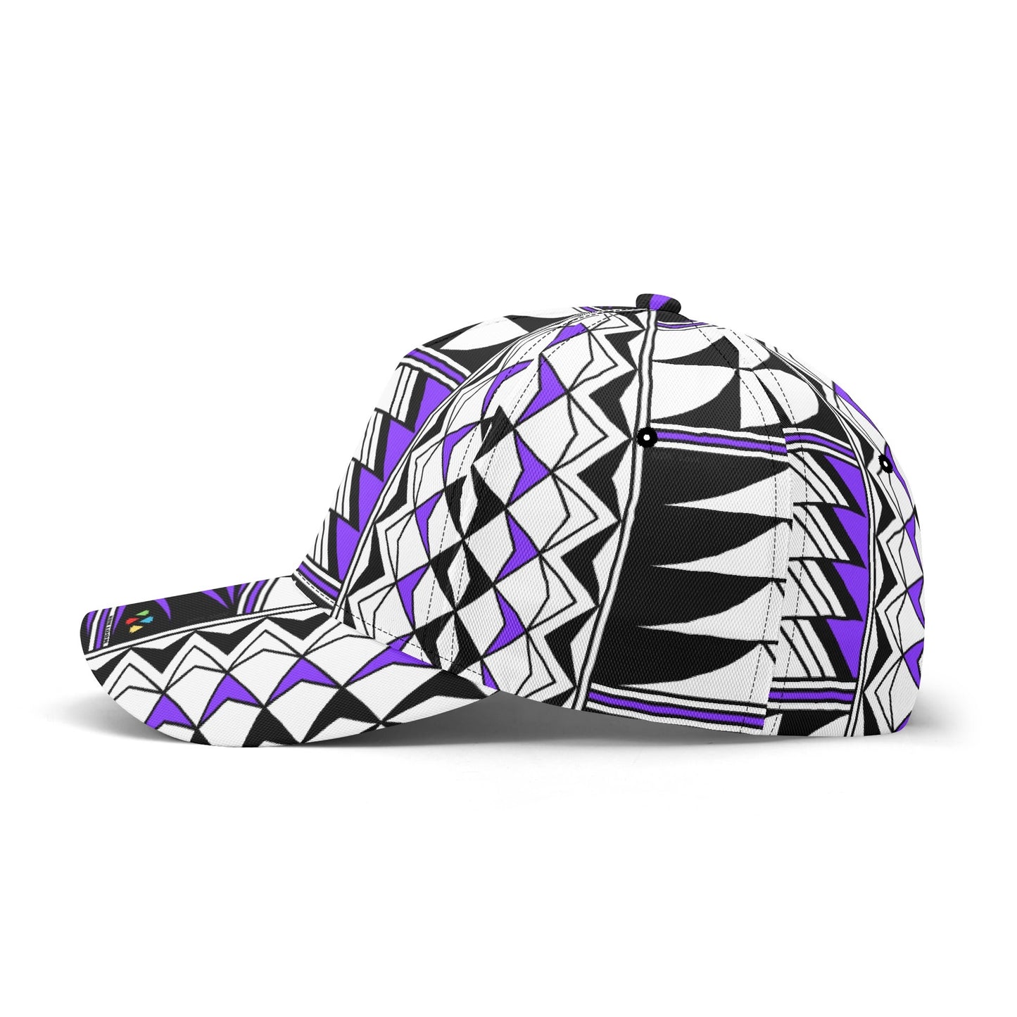 Blessed Feathers in Purple Baseball Cap